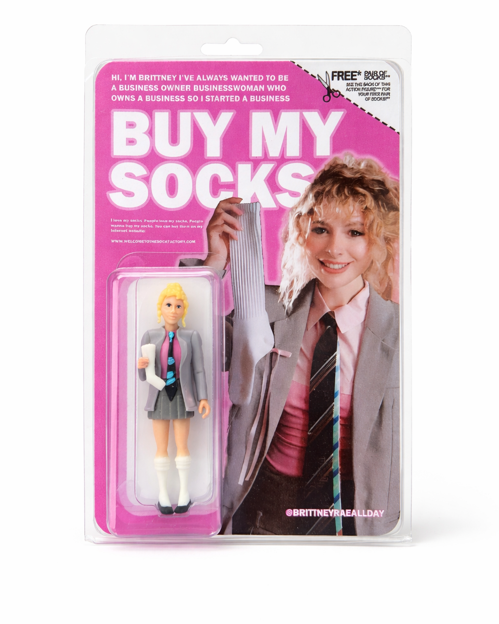 (LIMITED EDITION) Business Owner Businesswoman Who Owns a Business Action Figure - The Sock Factory